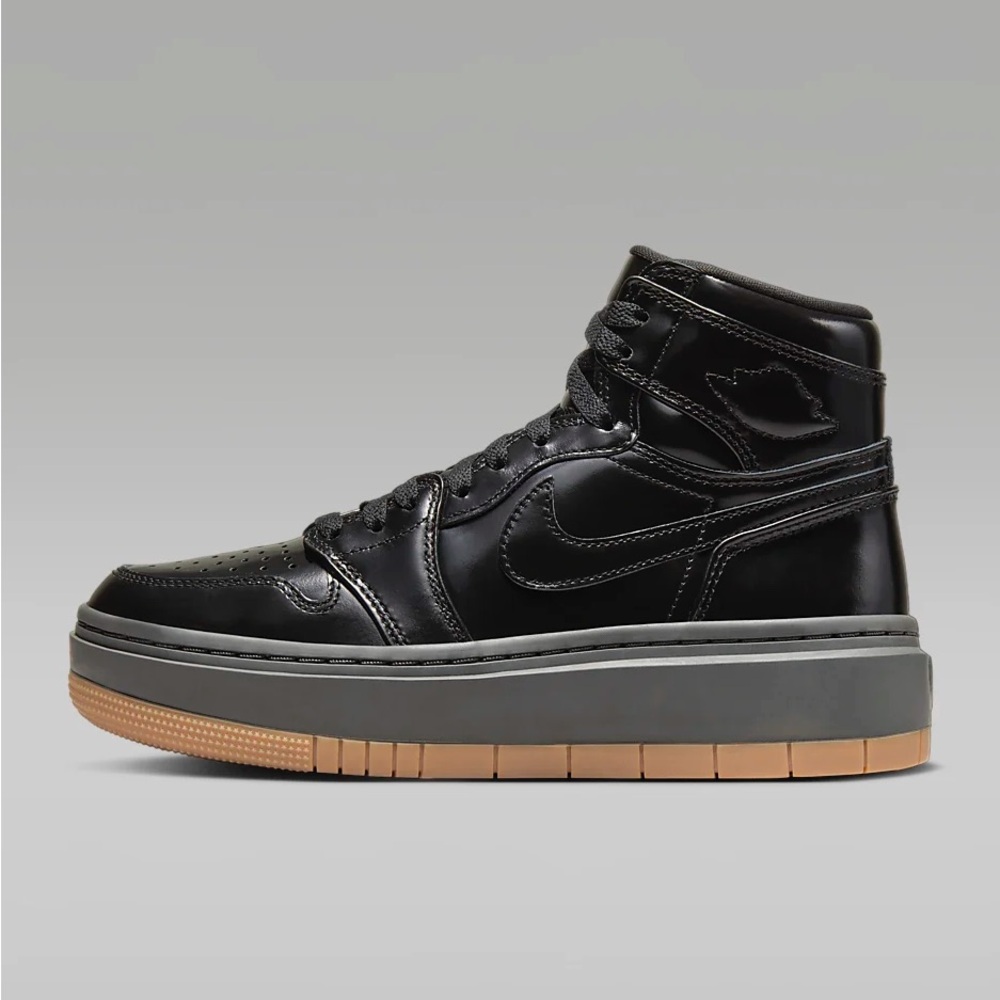 Nike Black and Gray Jordans